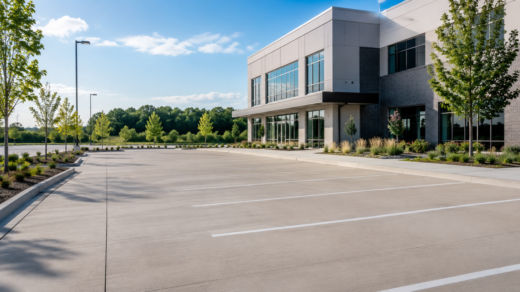 Parking Lots — Gladstone Concrete Company