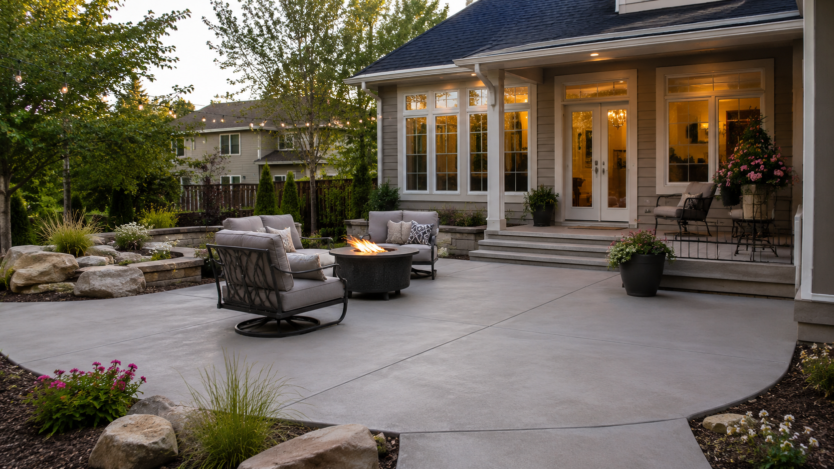 Concrete Patios — Gladstone Concrete Company