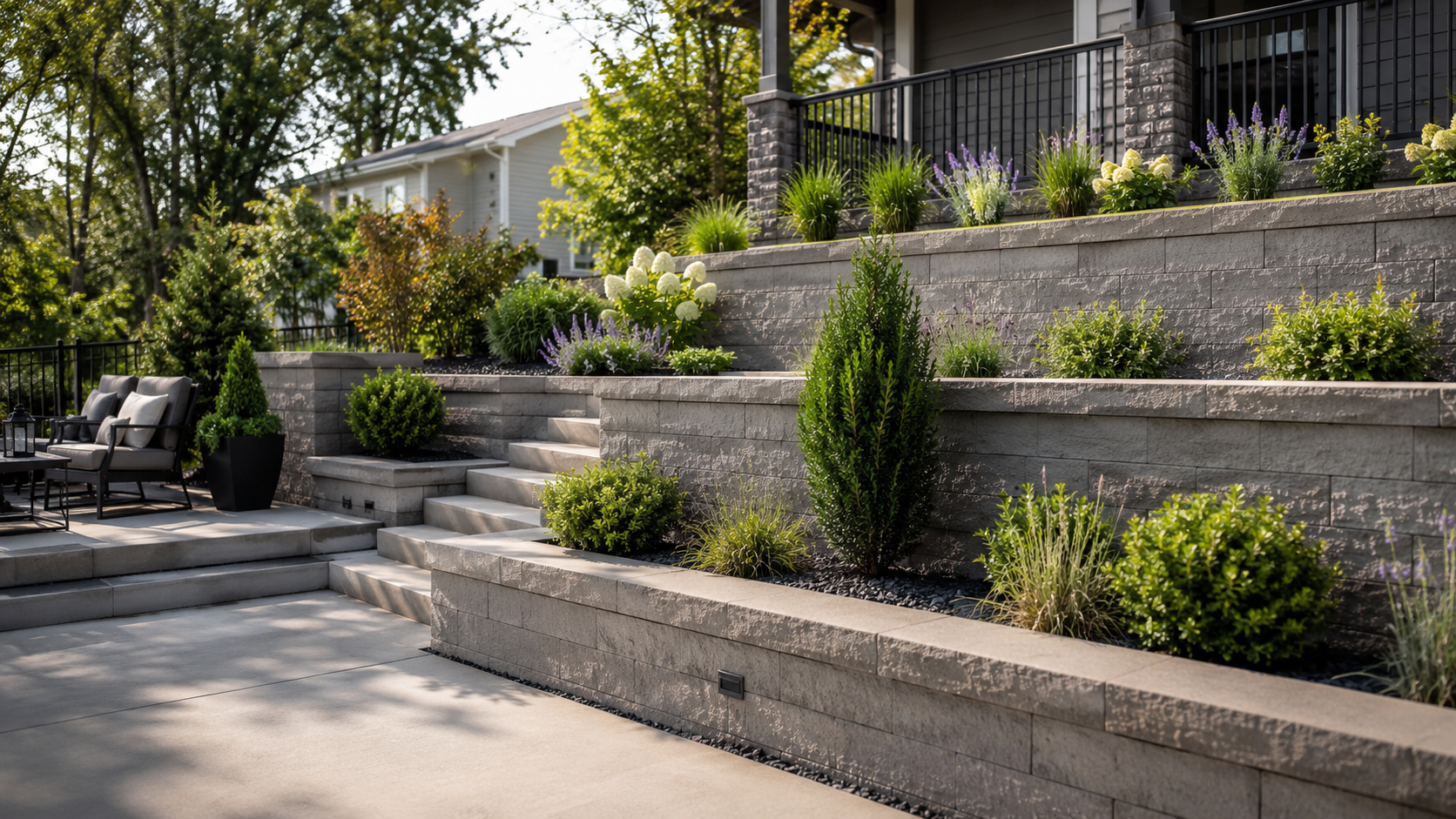 Retaining Walls — Gladstone Concrete Company