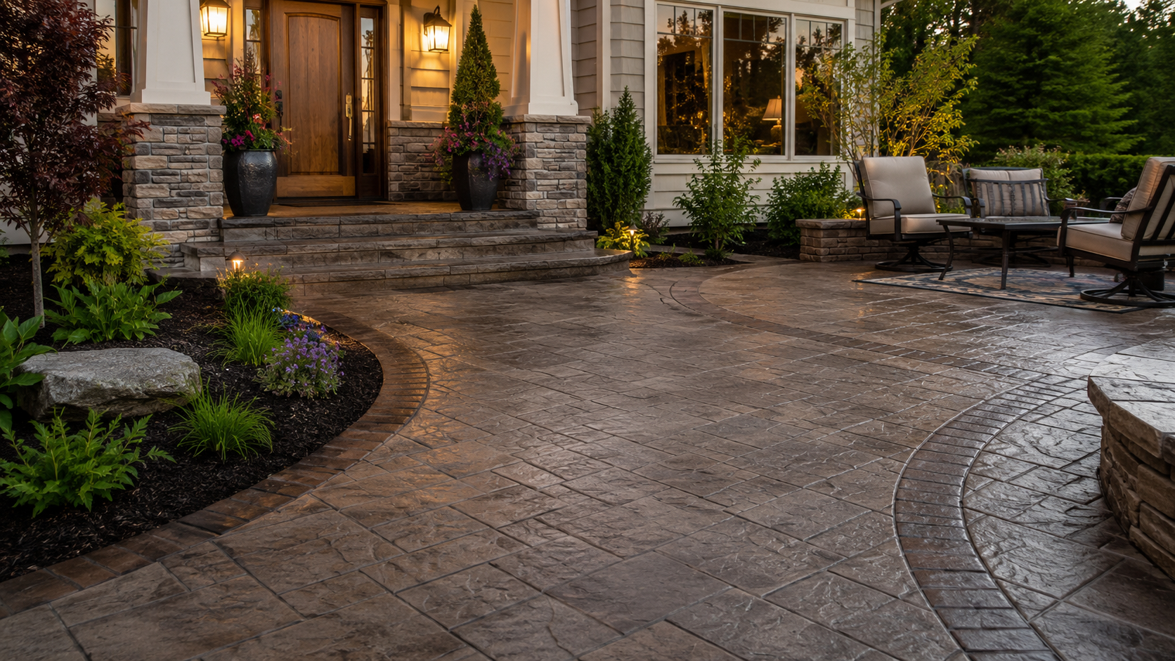 Stamped & Decorative Concrete — Gladstone Concrete Company